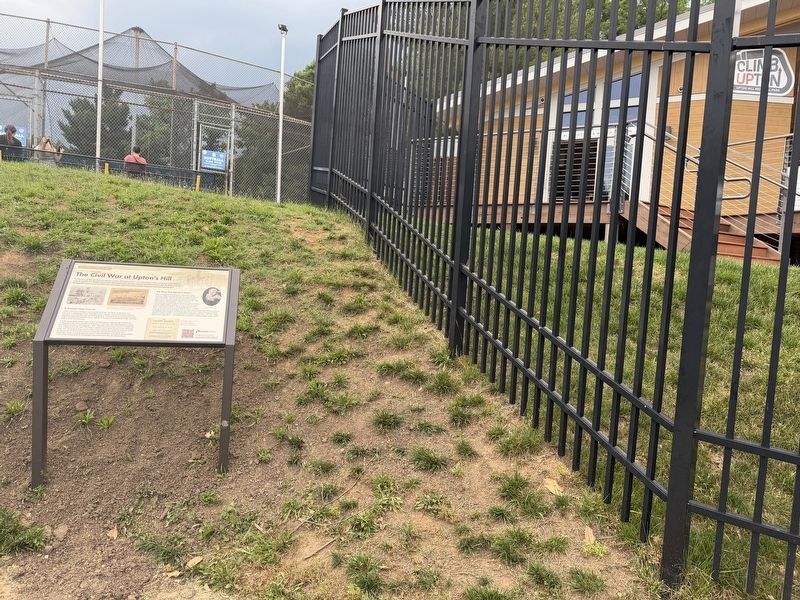 Area around Civil War at Upton�s Hill Marker image. Click for full size.