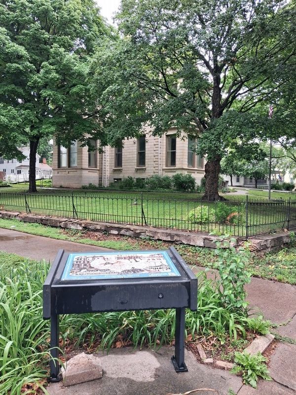 Frederick H. Harvey House and Marker image. Click for full size.