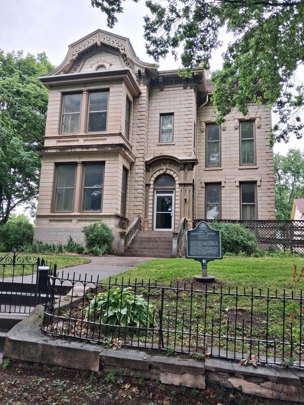 Home of Frederick Henry Harvey and Marker. Click for full size. Home of Frederick Henry Harvey and Marker image. Click for full size.