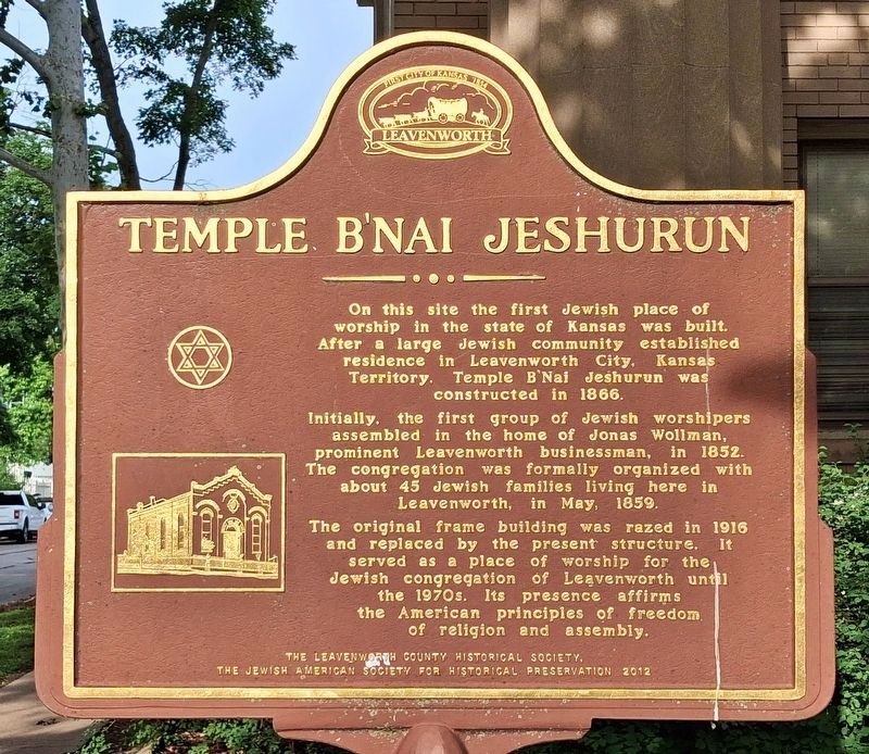 Temple B'Nai Jeshurun Marker image. Click for full size.