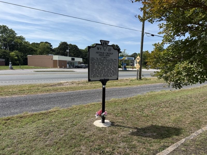 Arthur Crudup Marker. Click for full size. Arthur Crudup Marker image. Click for full size.