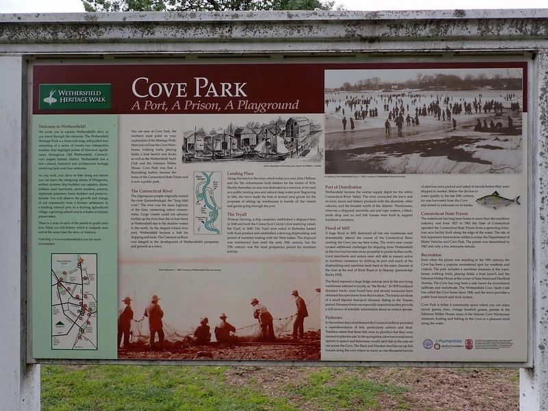 Cove Park Marker. Click for full size. Cove Park Marker image. Click for full size.