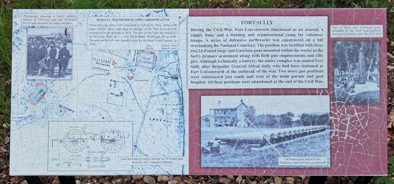 Fort Sully Marker. Click for full size. Fort Sully Marker image. Click for full size.