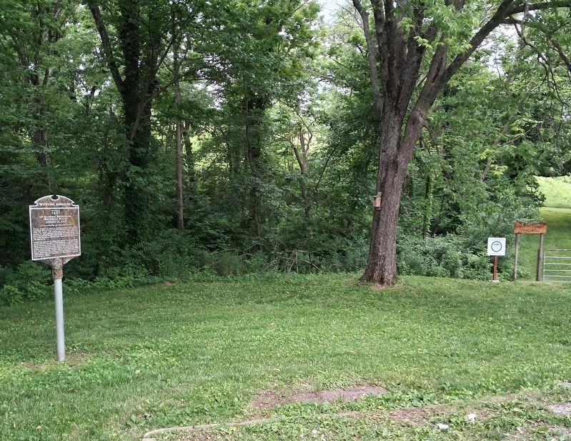 Weston, Missouri Marker. Click for full size. Weston, Missouri Marker image. Click for full size.