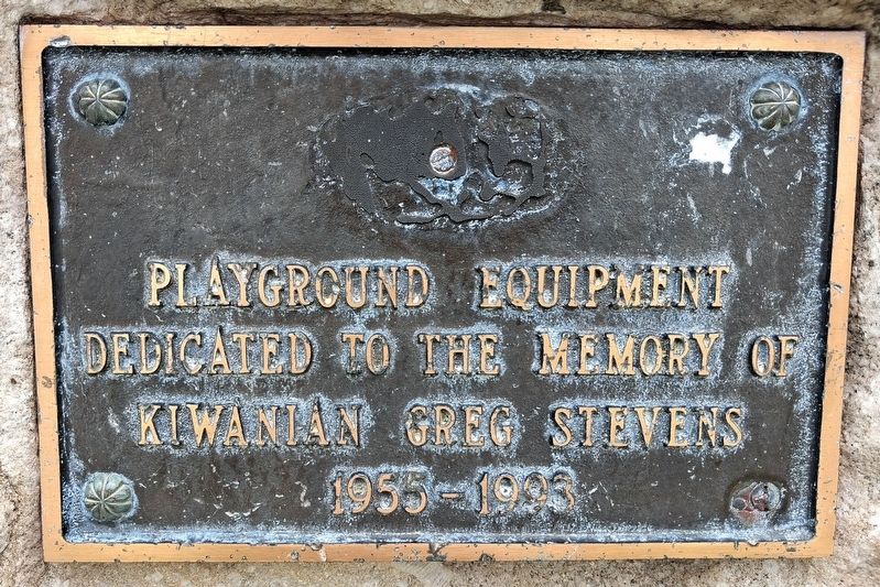 Kiwanis Park Memorial Marker image. Click for full size.