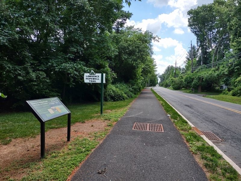 Slavery in Maidenhead Marker along Province Line Road. Click for full size. Slavery in Maidenhead Marker along Province Line Road image. Click for full size.