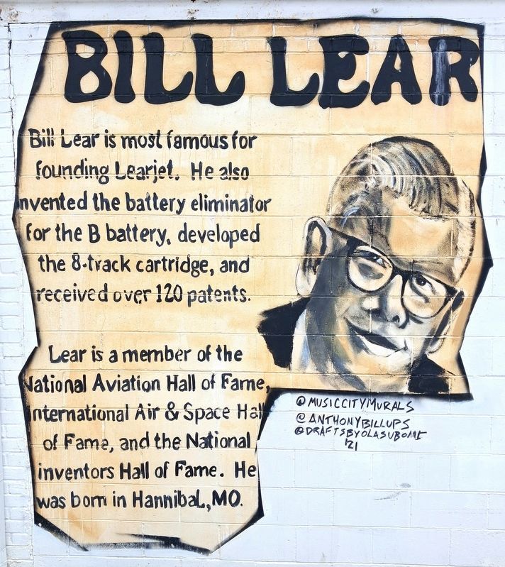 Bill Lear Mural image. Click for full size.