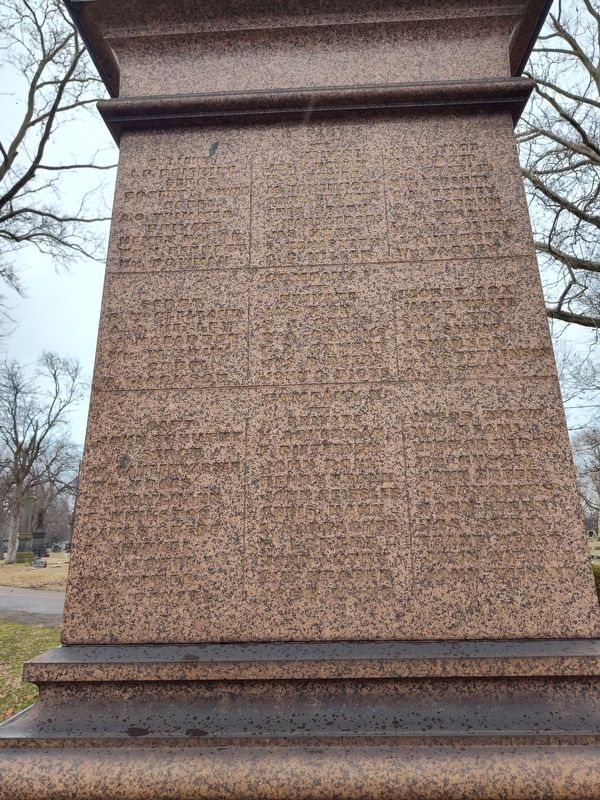 Woodland Cemetery Civil War Memorial image. Click for full size.