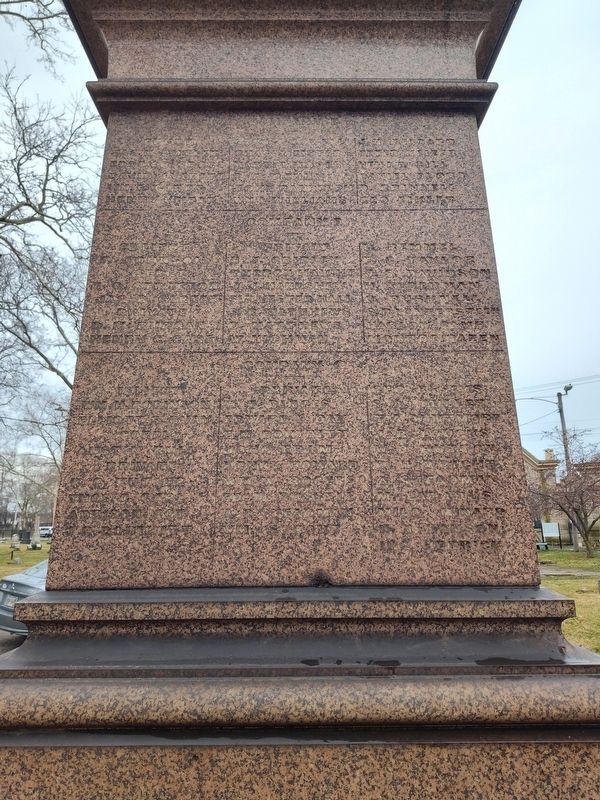 Woodland Cemetery Civil War Memorial image. Click for full size.
