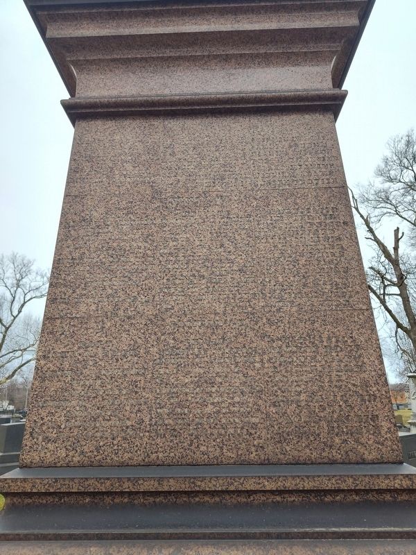 Woodland Cemetery Civil War Memorial image. Click for full size.