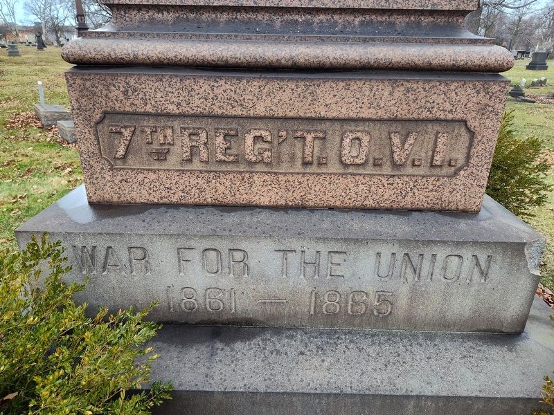 Woodland Cemetery Civil War Memorial image. Click for full size.