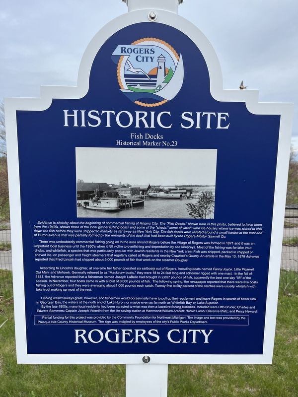 Fish Docks Marker image. Click for full size.
