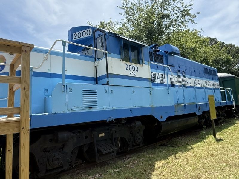 BCR 2000 Locomotive Display image. Click for full size.