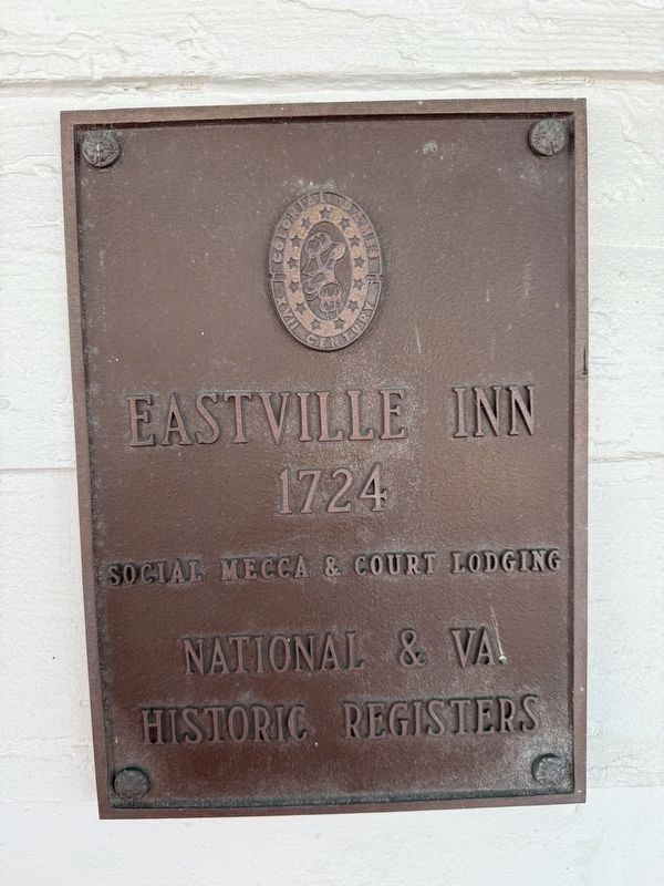 Eastville Inn Marker. Click for full size. Eastville Inn Marker image. Click for full size.