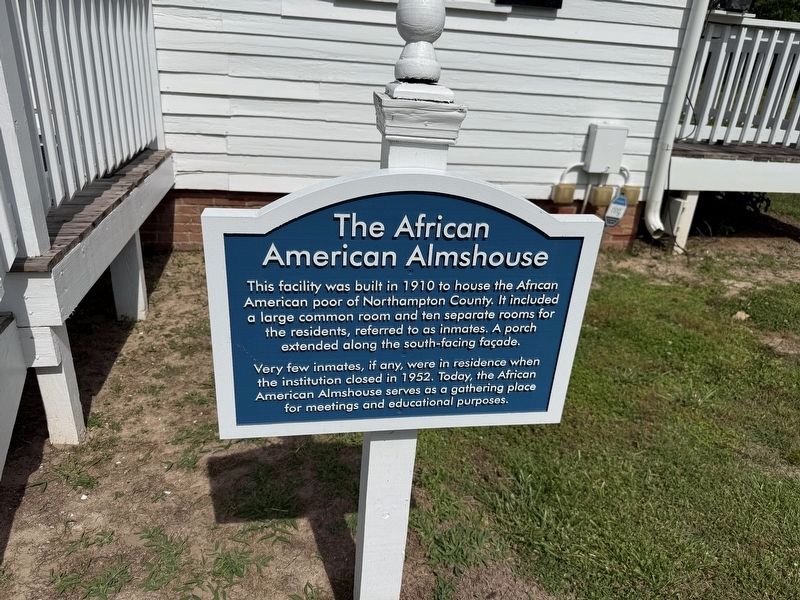 The African American Almshouse Marker. Click for full size. The African American Almshouse Marker image. Click for full size.