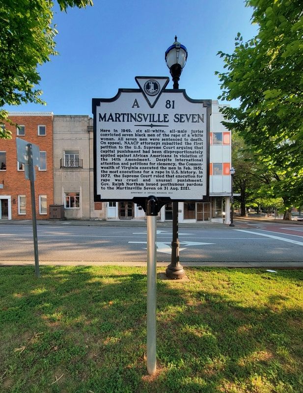 Martinsville Seven Marker. Click for full size. Martinsville Seven Marker image. Click for full size.