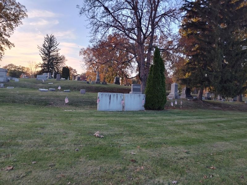 Delaware Mausoleum Marker. Click for full size. Delaware Mausoleum Marker image. Click for full size.