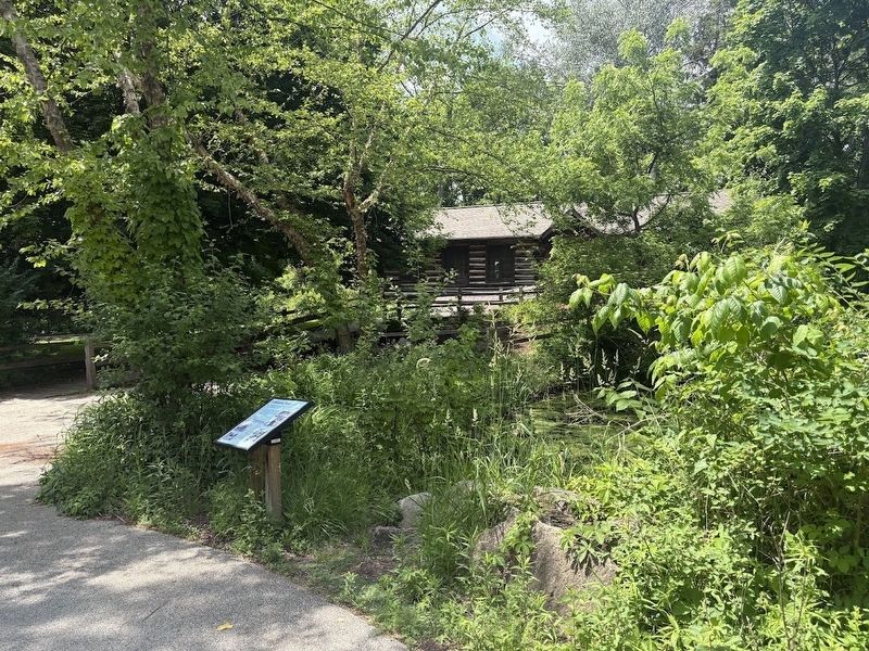 A Cabin in the Woods Marker. Click for full size. A Cabin in the Woods Marker image. Click for full size.