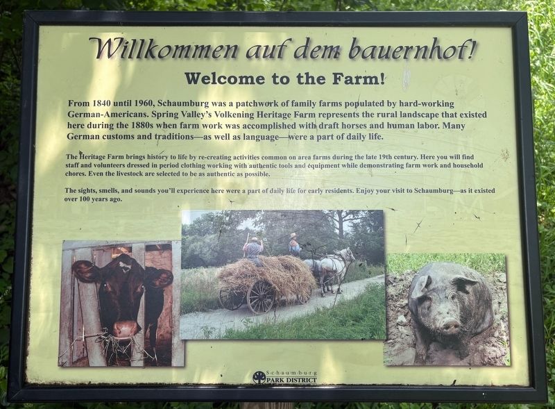 Welcome to the Farm! Marker. Click for full size. Welcome to the Farm! Marker image. Click for full size.
