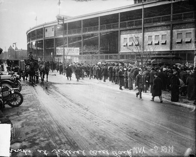 Weeghman Park, 1914. Click for full size. Weeghman Park, 1914 image. Click for full size.
