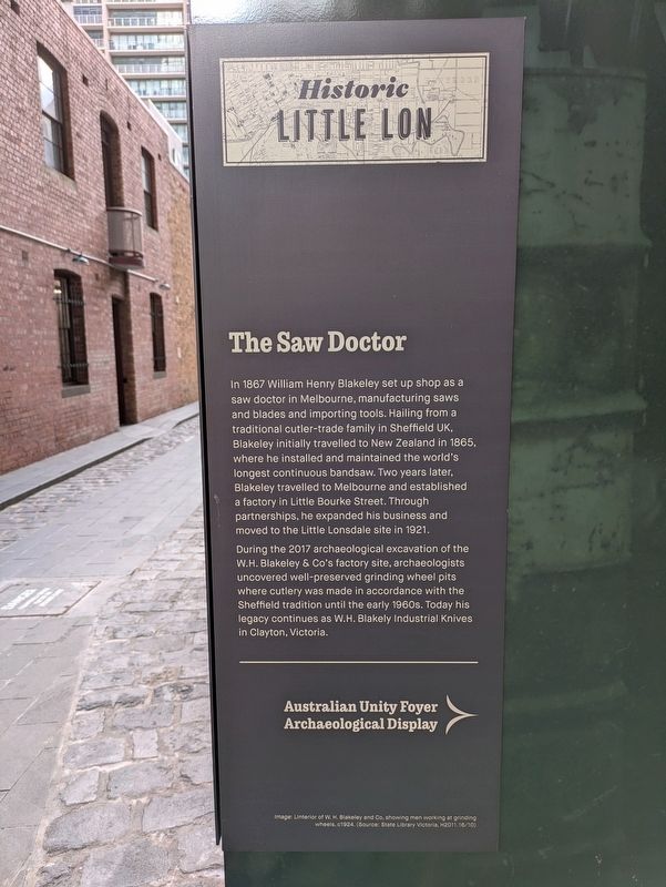 The Saw Doctor Marker. Click for full size. The Saw Doctor Marker image. Click for full size.