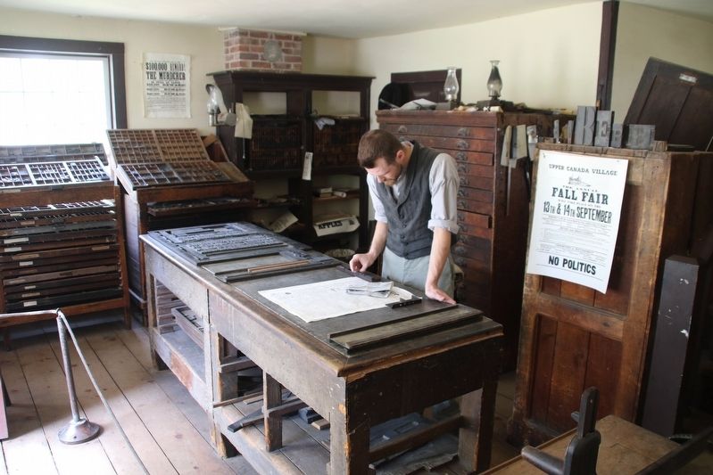 Gazette Printing Office. Click for full size. Gazette Printing Office image. Click for full size.