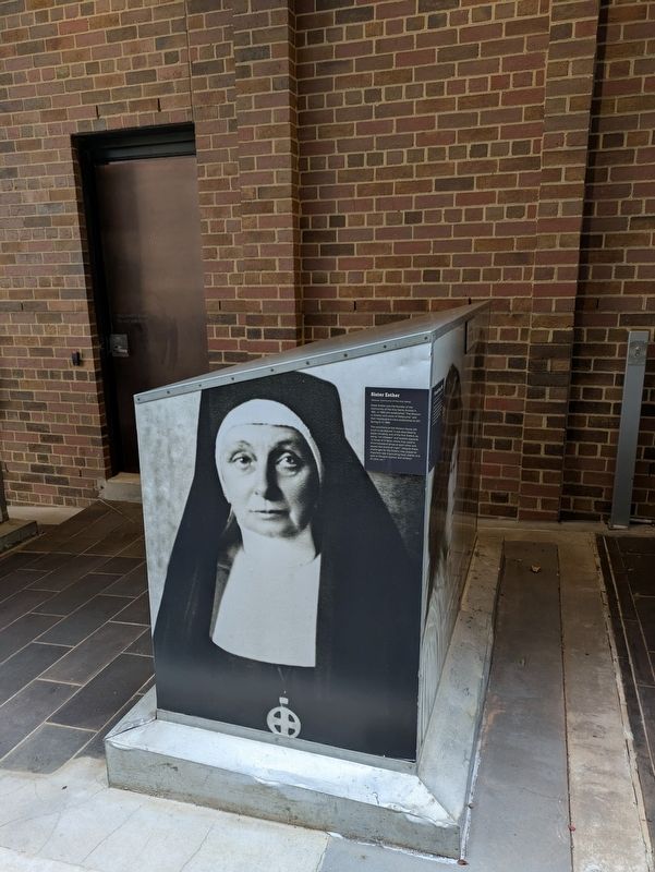 Sister Esther Marker and Picture image. Click for full size.