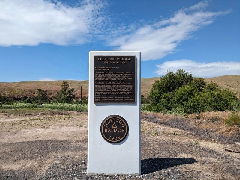 Johnson Bridge Marker. Click for full size. Johnson Bridge Marker image. Click for full size.