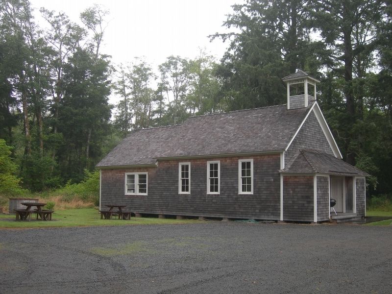 Oysterville Schoolhouse image. Click for full size.
