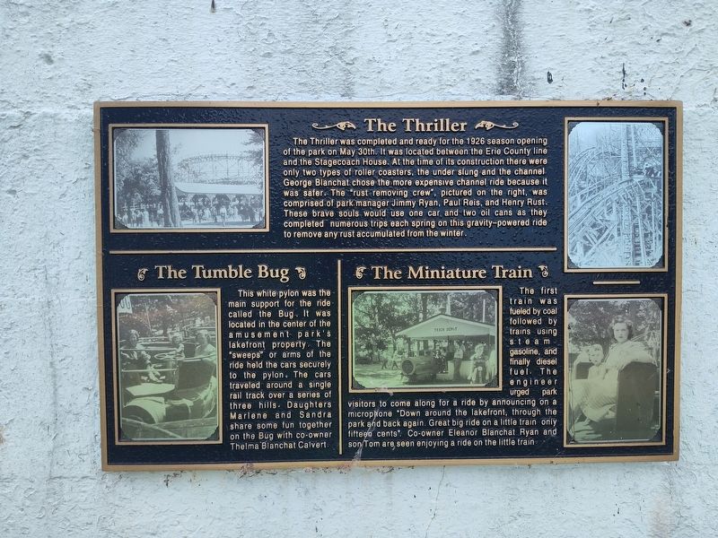 The Thriller - The Tumble Bug - The Miniature Train Marker image. Click for full size.