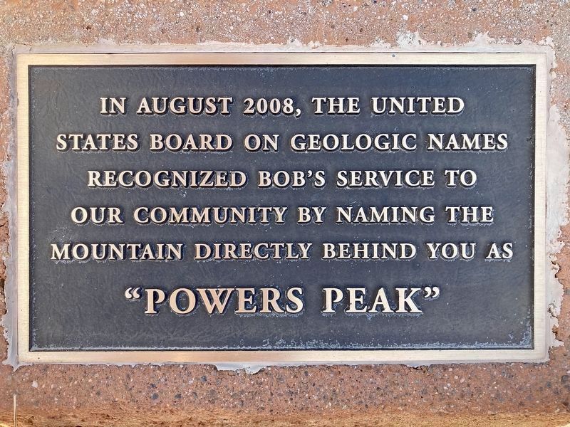 Bob Powers Marker image. Click for full size.