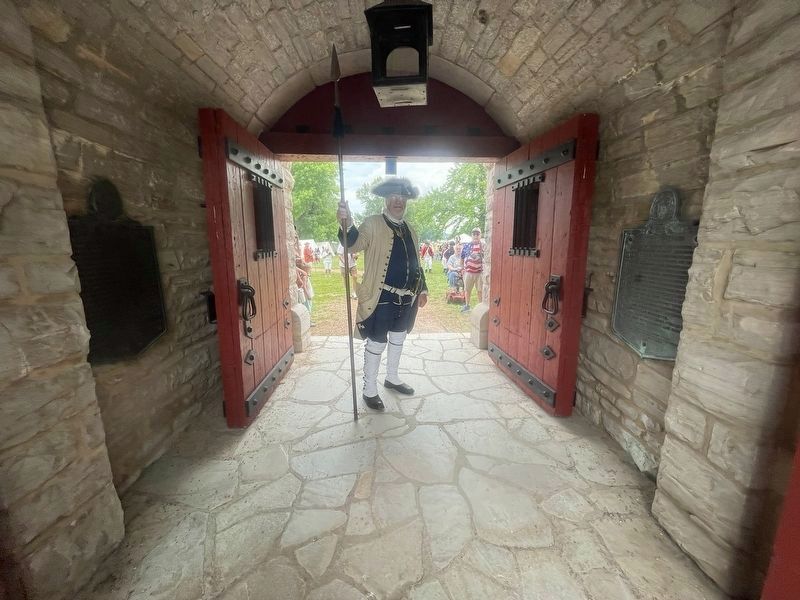 Fort de Chartres Marker. Click for full size. Fort de Chartres Marker image. Click for full size.