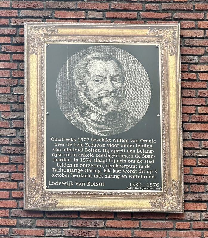 Lodewijk van Boisot Marker. Click for full size. Lodewijk van Boisot Marker image. Click for full size.