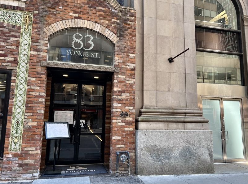 Hiram Piper Building Marker. Click for full size. Hiram Piper Building Marker image. Click for full size.