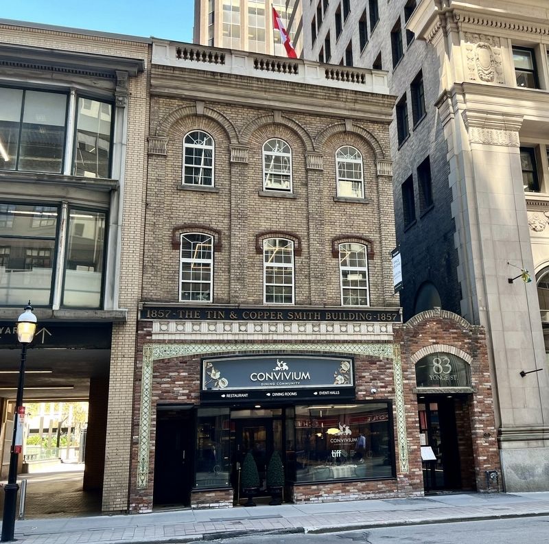 Hiram Piper Building Marker. Click for full size. Hiram Piper Building Marker image. Click for full size.