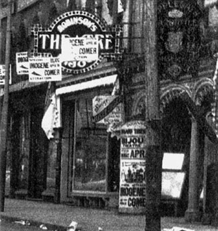 Robinson’s Musee Theatre c1891. Click for full size. Robinson’s Musee Theatre c1891 image. Click for full size.
