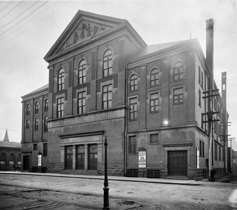 Massey Hall 1894 image. Click for full size.