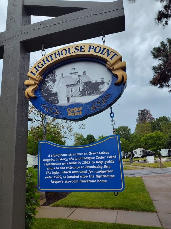 Lighthouse Point Marker. Click for full size. Lighthouse Point Marker image. Click for full size.