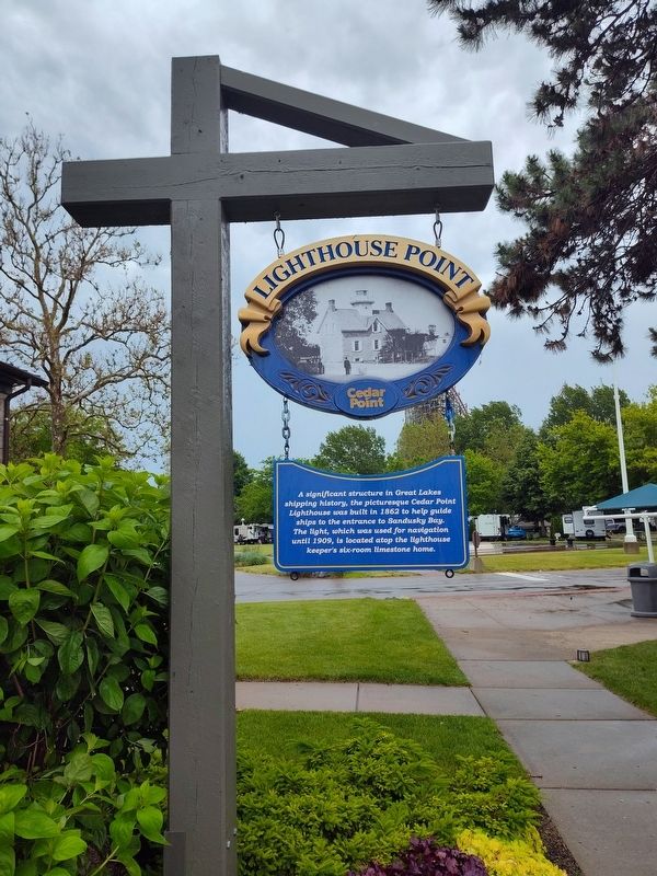 Lighthouse Point Marker. Click for full size. Lighthouse Point Marker image. Click for full size.