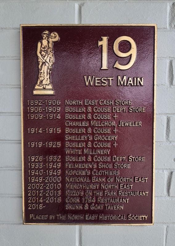 19 West Main Marker image. Click for full size.