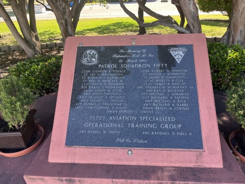 Patrol Squadron Fifty Marker. Click for full size. Patrol Squadron Fifty Marker image. Click for full size.