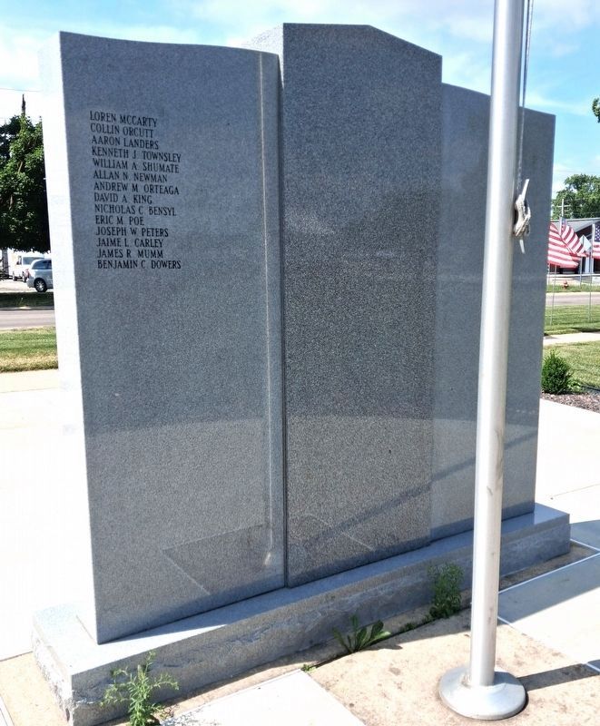 Saint Joseph-Ogden High School Veterans Memorial image. Click for full size.