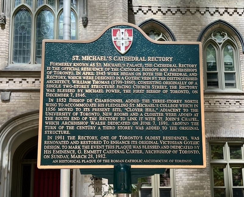 St. Michael’s Cathedral Rectory Marker. Click for full size. St. Michael’s Cathedral Rectory Marker image. Click for full size.