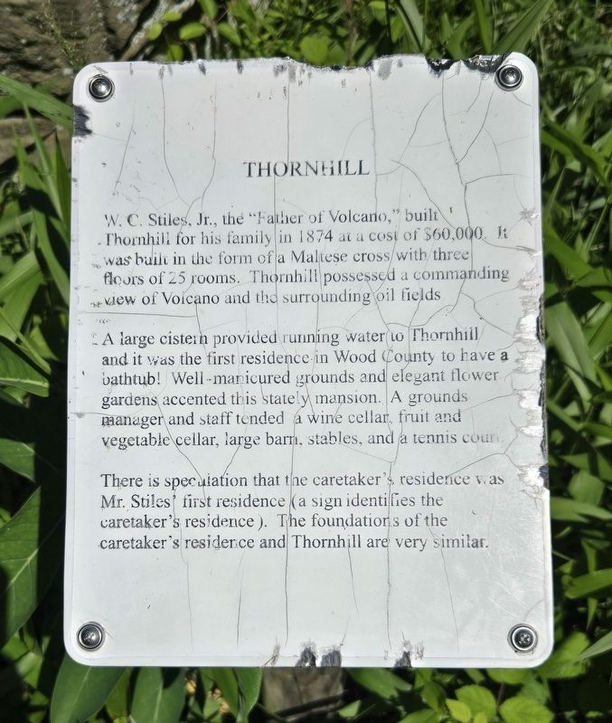 Thornhill Marker. Click for full size. Thornhill Marker image. Click for full size.