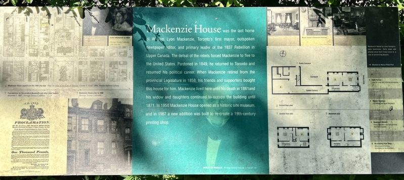 Mackenzie House Marker image. Click for full size.