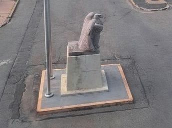 The Goldberg Eagle Marker. Click for full size. The Goldberg Eagle Marker image. Click for full size.
