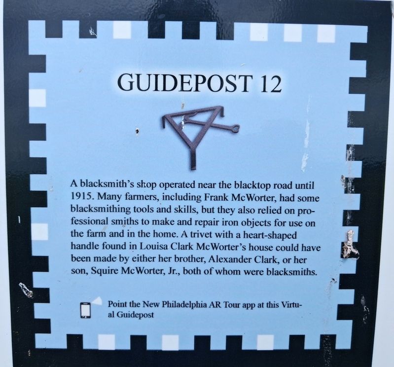 Blacksmith Shop Marker image. Click for full size.