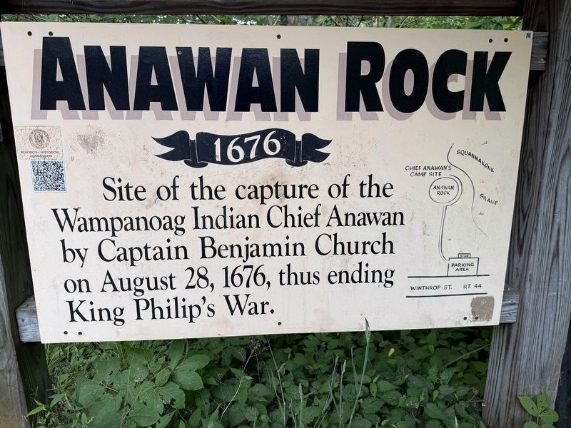 Anawan Rock Marker image. Click for full size.