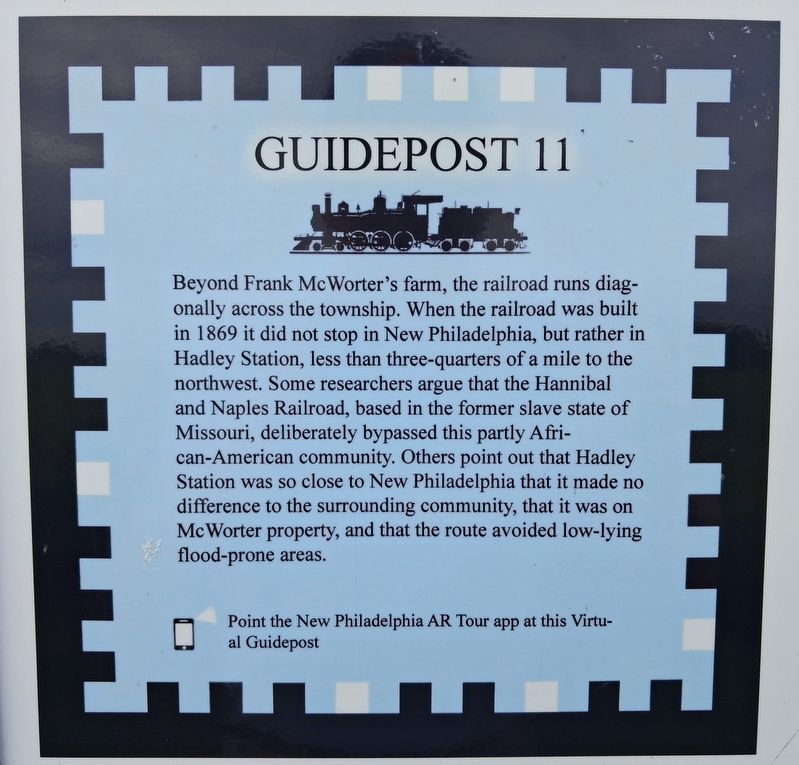 Hadley Station Marker image. Click for full size.