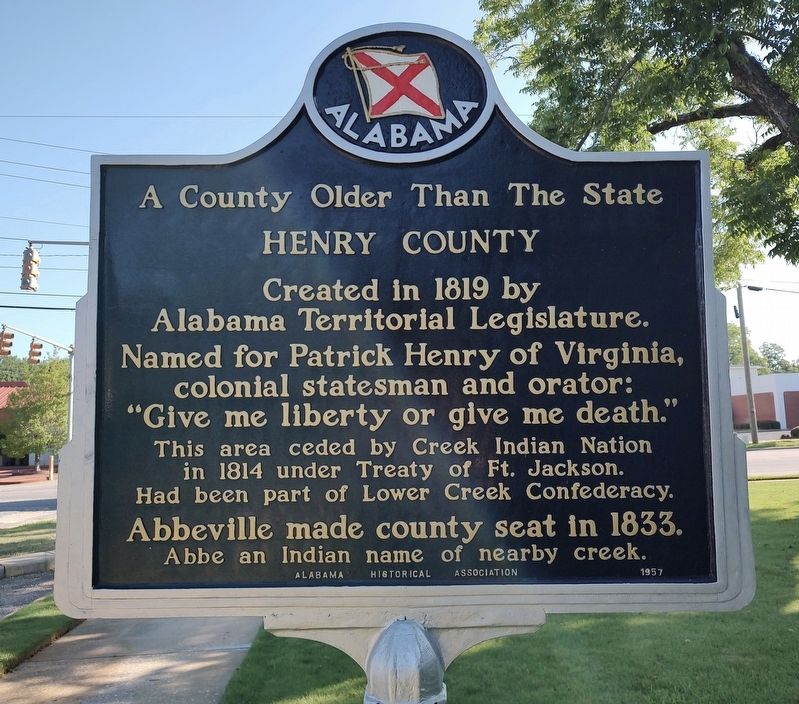 A County Older Than the State Marker image. Click for full size.